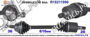 Приводной вал VW 1J0407453JX,1J0407271PB,1J0407271NE,1J0407453KX,1J0407271NF,18211990